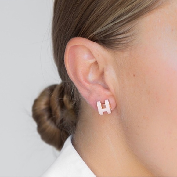 Hermes Pop Blanc Earrings - Picture 6 of 6